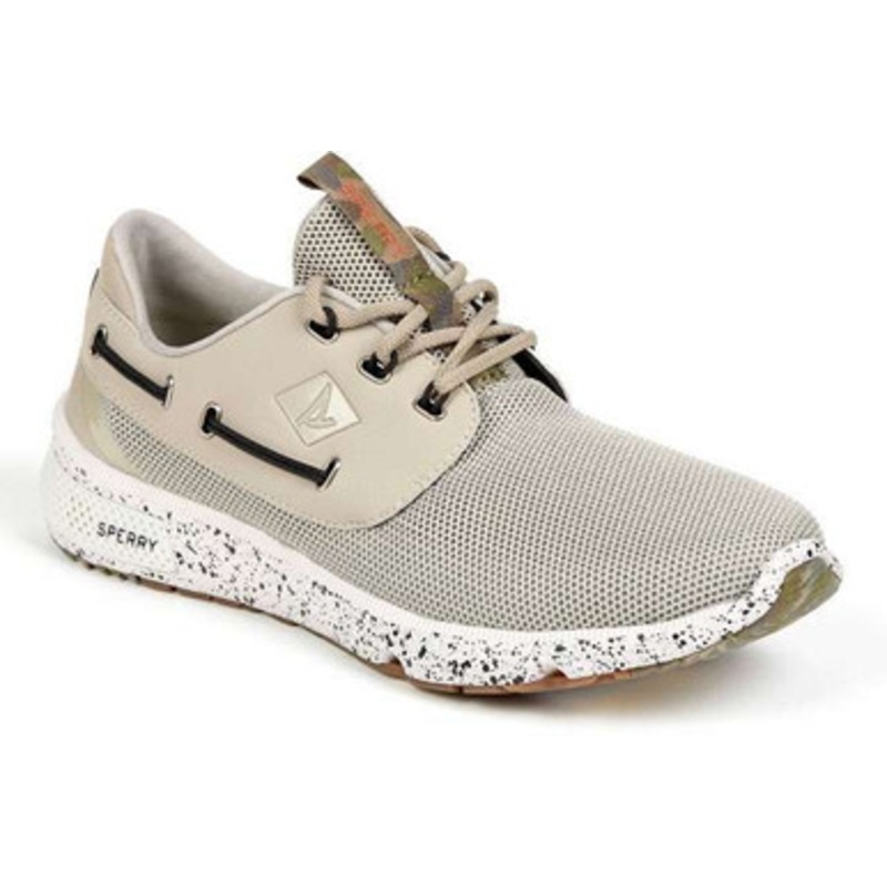 Sperry STS15539 7 Seas 3-Eye Boat Shoe – Camo/White Camo – Size 14