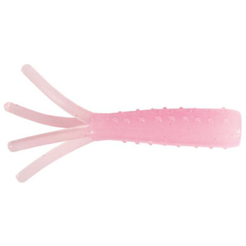 Z-Man Tiny TicklerZ Micro Finesse Bait – 1.75in – Pink Glow