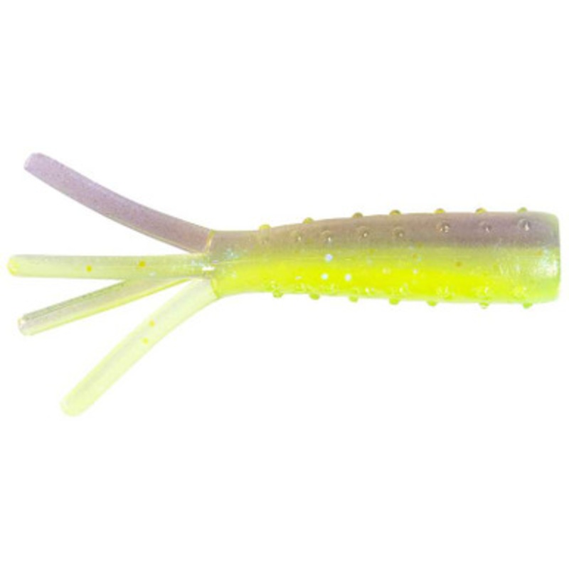 Z-Man Tiny TicklerZ Micro Finesse Bait – 1.75in – Purple Death