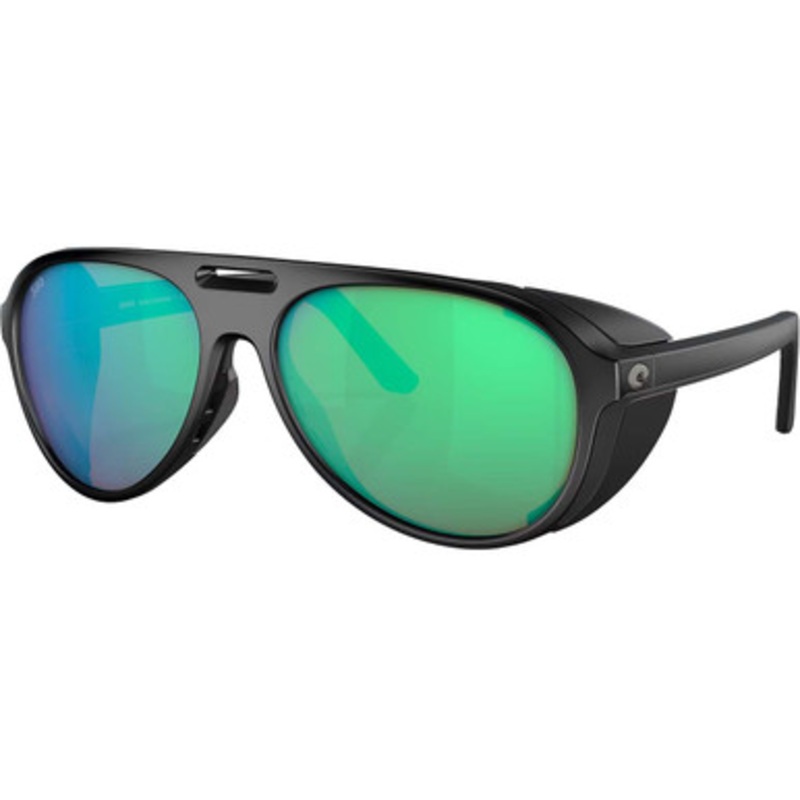 Costa Grand Catalina Sunglasses – Matte Black/Green Mirror 580G