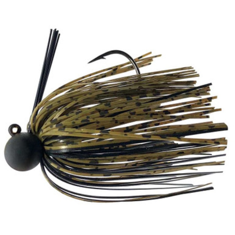Fitzgerald Thrift Tungsten Micro Jig – 1/2oz – Green Pumpkin/Black