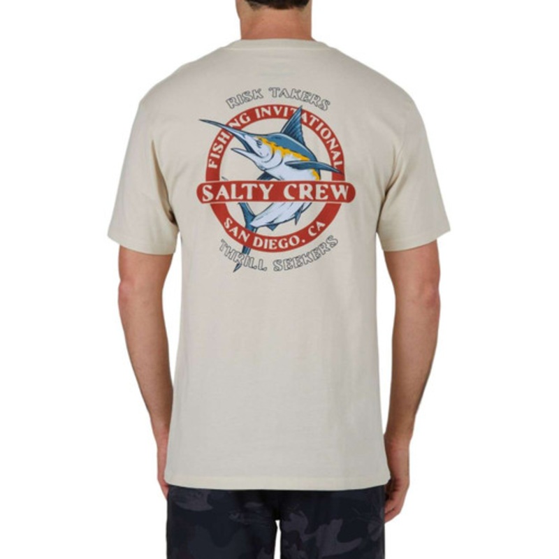 Salty Crew Interclub Premium T-Shirt – Bone – 2X-Large