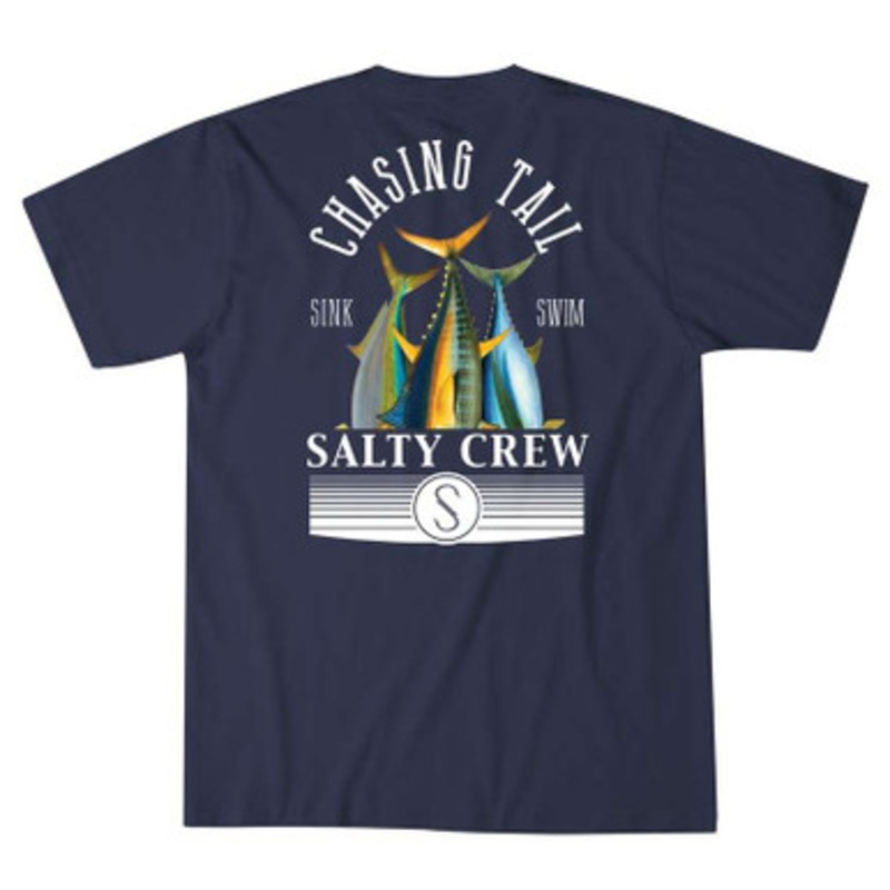 Salty Crew Tails Up T-Shirt – Navy Small