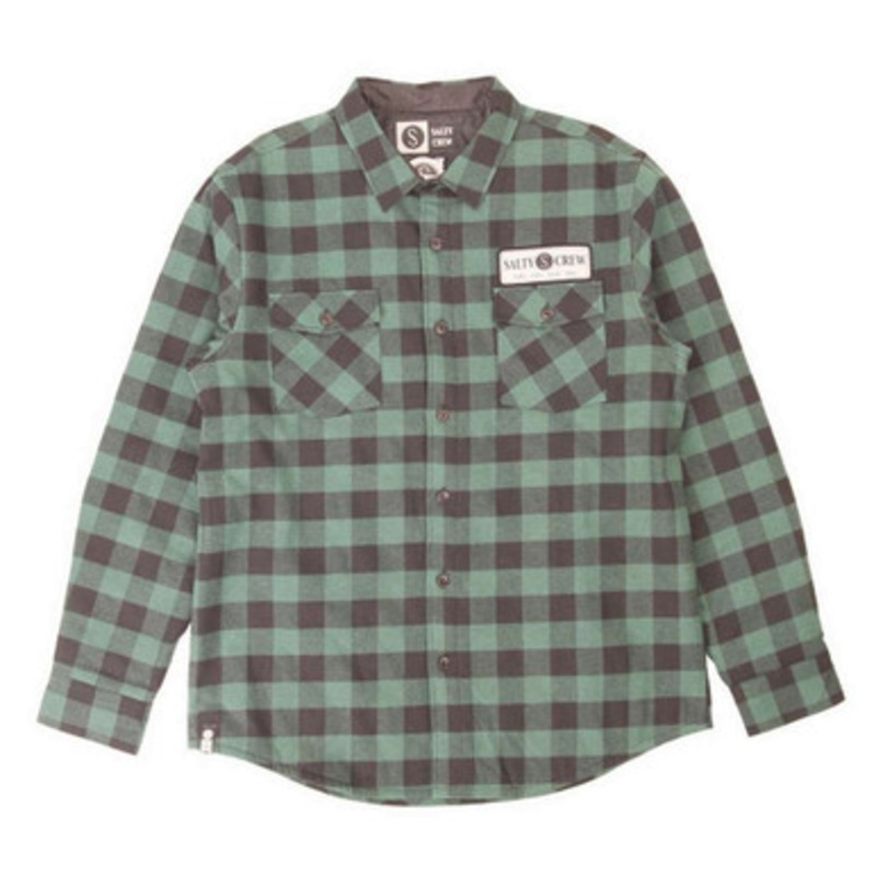 Salty Crew Yard Flannel Quilted Long Sleeve Shirt – 2X-Large