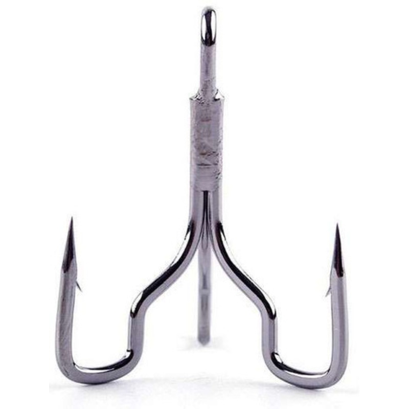Trapper Tackle T1805 Standard Round Bend Treble Hook – #5
