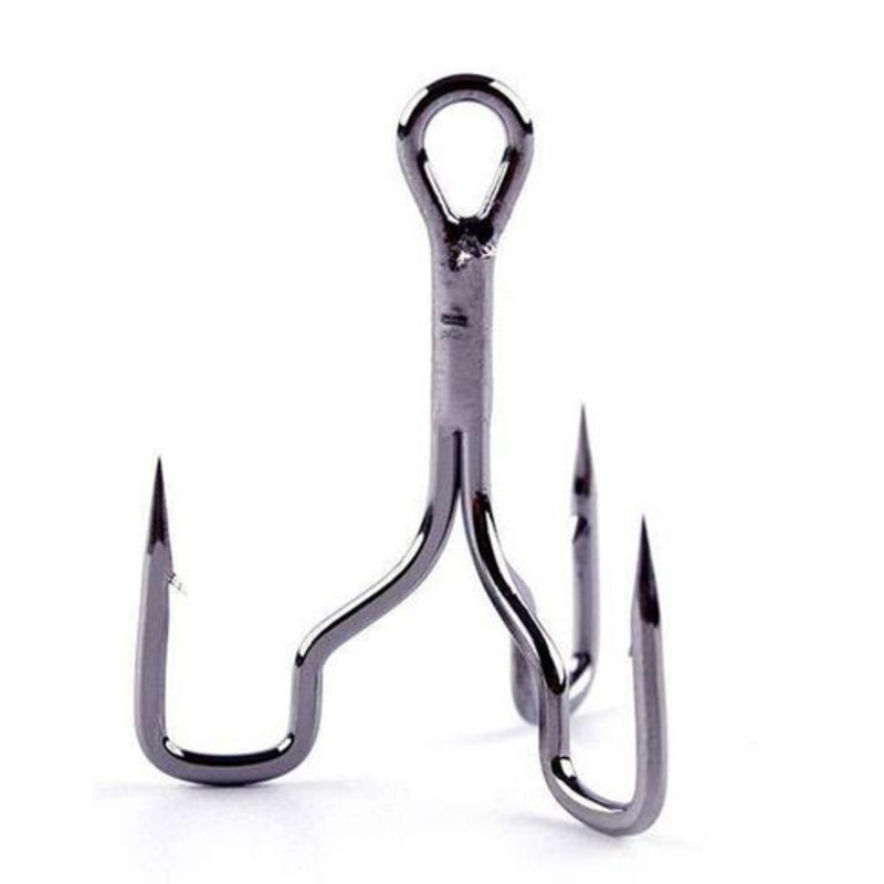 Trapper Tackle T2610 X Heavy Round Bend Treble Hook – 1/0