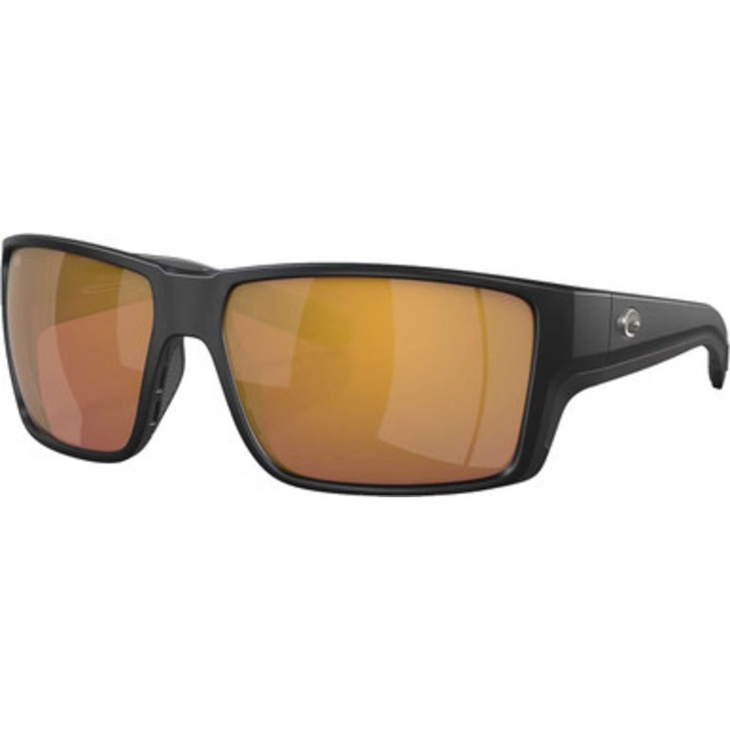 Costa Reefton Pro Sunglasses – Matte Black/Gold Mirror 580G
