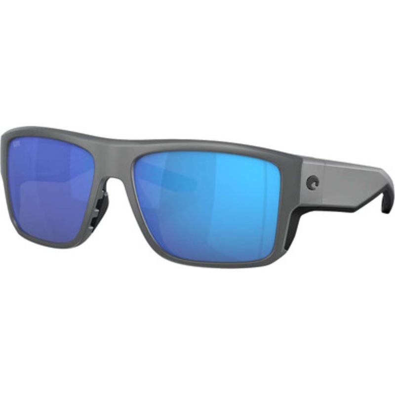 Costa Taxman Sunglasses – Matte Gray/Blue Mirror 580G