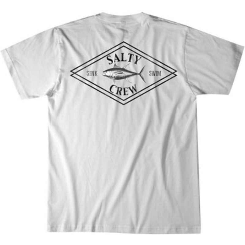 Salty Crew Ahi Diamond Short Sleeve T-Shirt – White Large