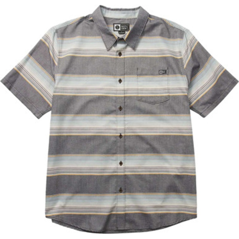 Salty Crew Puerto Short Sleeve Woven Shirt – Black – 2X-Large