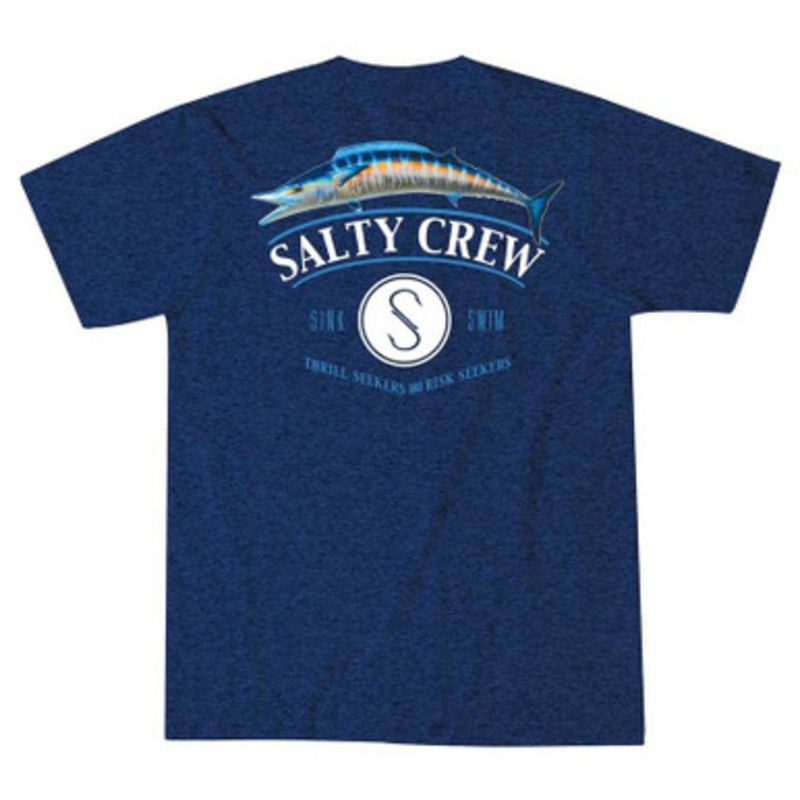 Salty Crew Wahoo T-Shirt – Navy Heather XX-Large