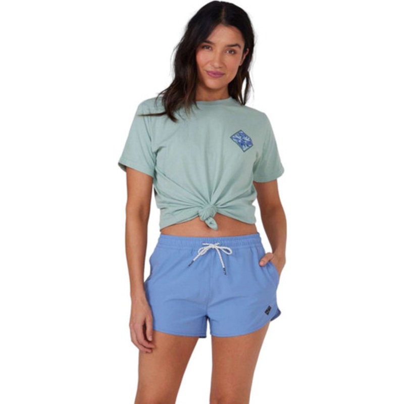 Salty Crew Women’s Beacon Shorts – Blue Dusk – Large