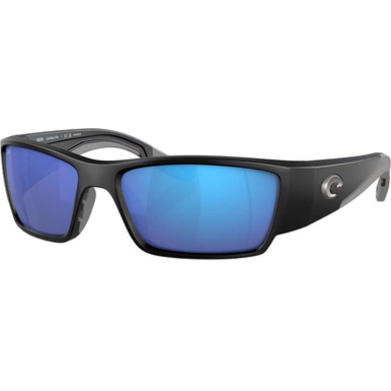 Costa Corbina Pro Sunglasses – Matte Black/Blue Mirror 580G
