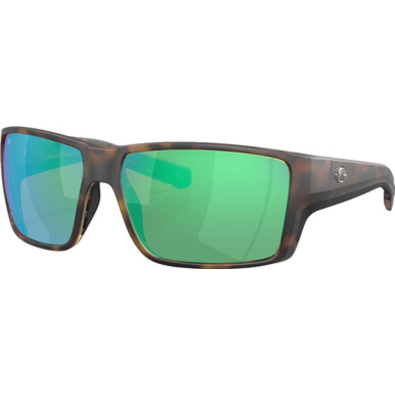 Costa Reefton Pro Sunglasses – Matte Tortoise/Green Mirror 580G