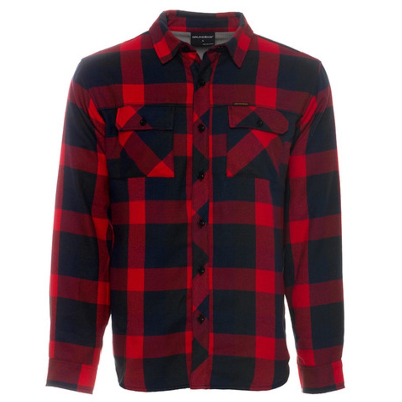 Grundens Kodiak Long Sleeve Shirt – Opilio Plaid – XL