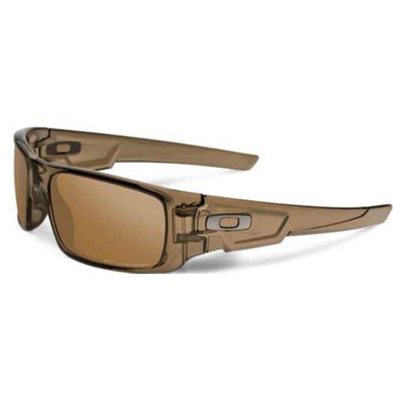 Oakley Crankshaft Sunglasses Brown Smoke/Tungsten Iridium Polarized OO9239-07