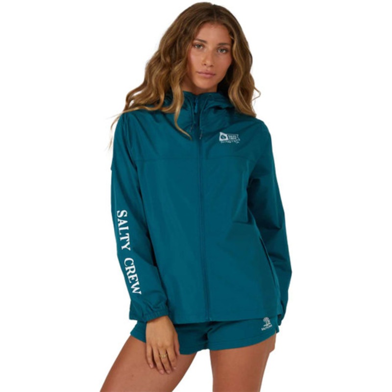 Salty Crew Frits Windbreaker Jacket – Kelp – Small