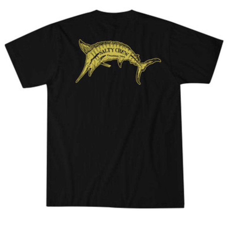 Salty Crew Marlin Stamped Short Sleeve T-Shirt Black M