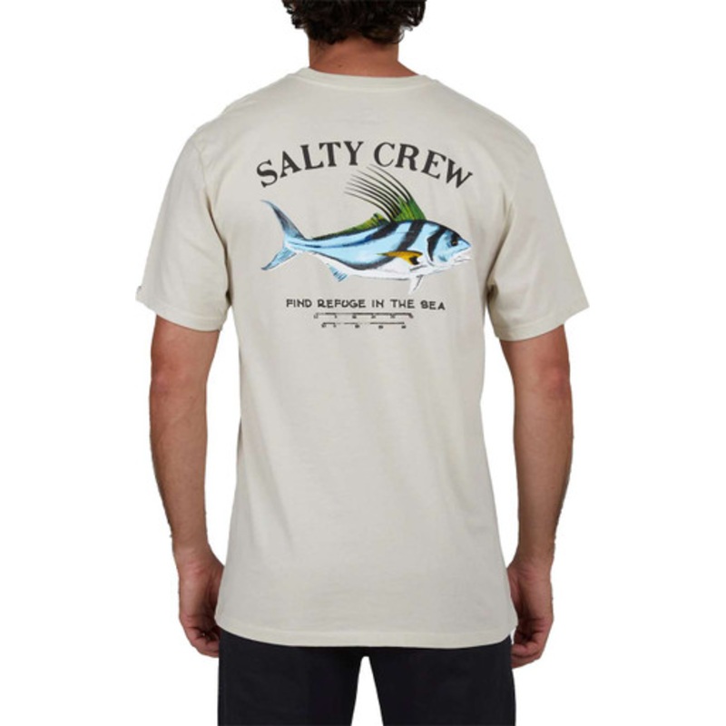 Salty Crew Rooster Premium Short Sleeve T-Shirt – Bone – X-Large