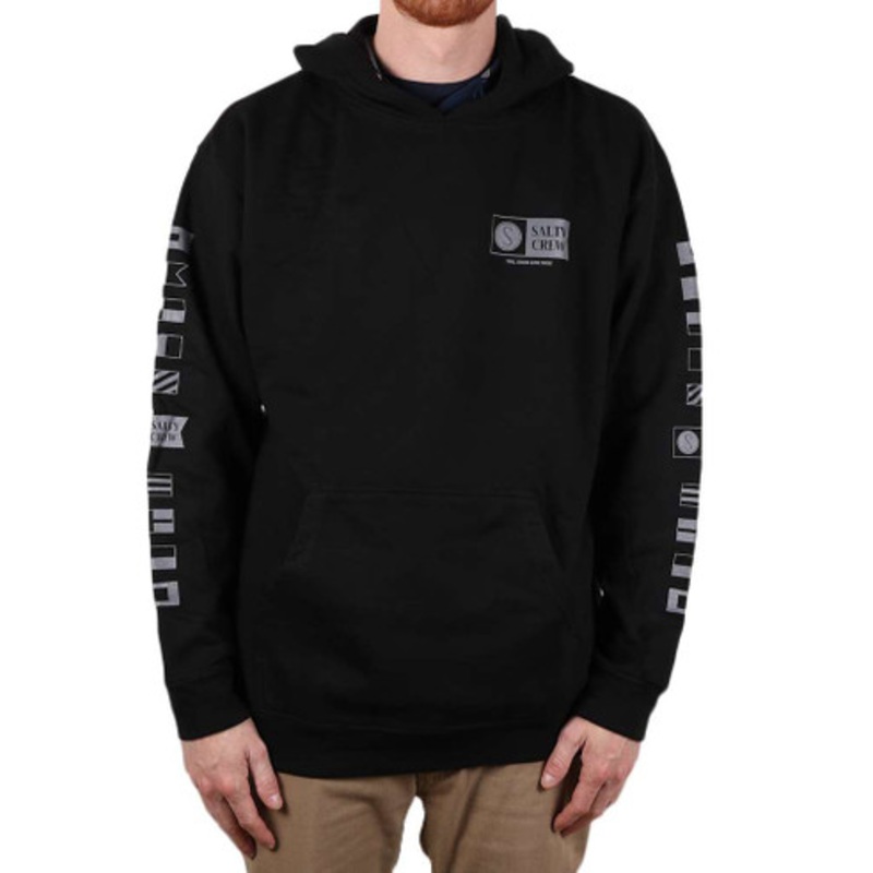 Salty Crew Alpha Hoodie – Charcoal Black XL