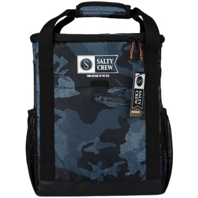Salty Crew Chiller Cooler Backpack – Blue Camo