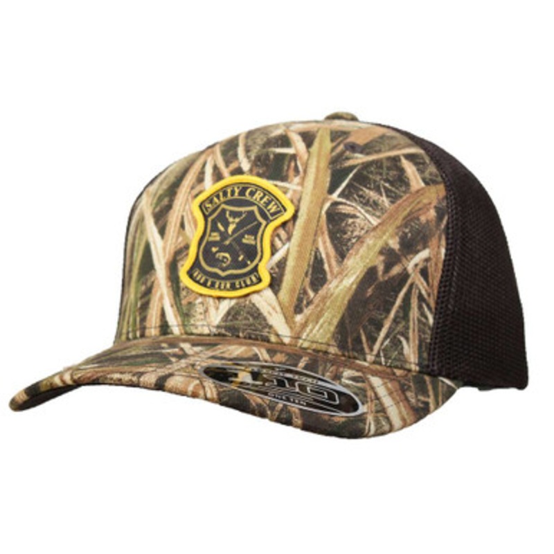 Salty Crew Members Retro Trucker Hat – Grass Blades