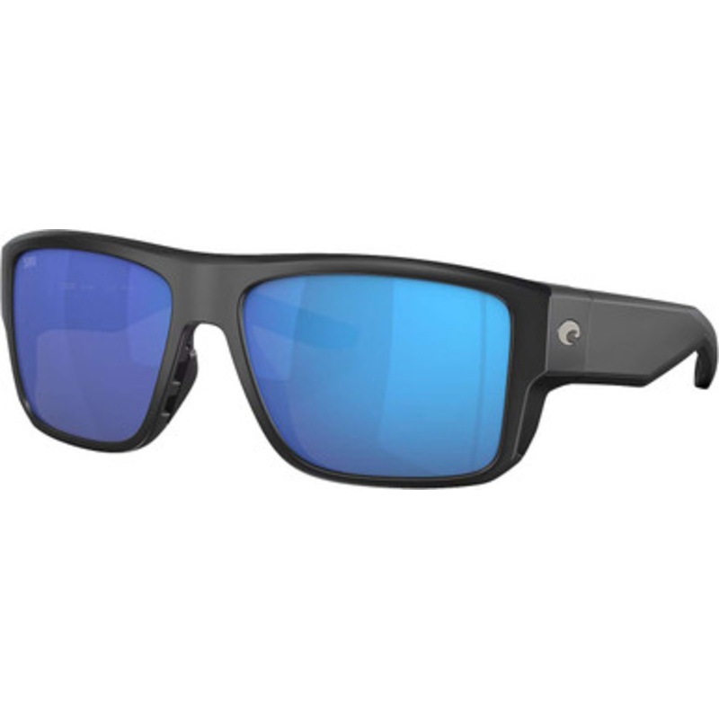 Costa Taxman Sunglasses – Matte Black/Blue Mirror 580G