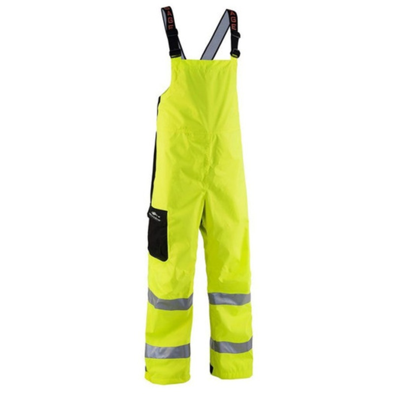 Grundens Weather Watch Bib – Reflective Yellow – 4XL