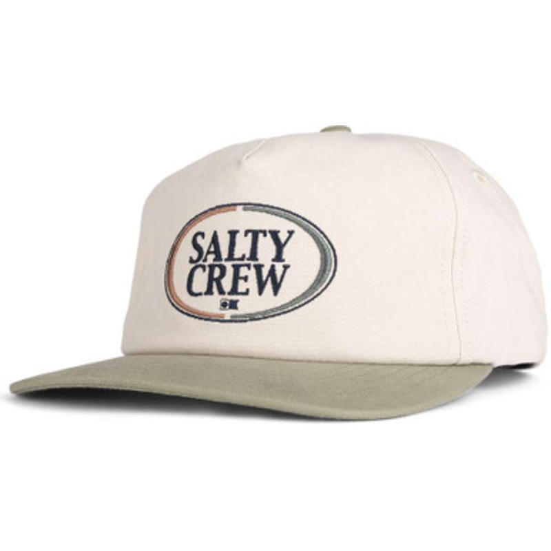 Salty Crew A-Frame 5 Panel Hat – Wax/Fern