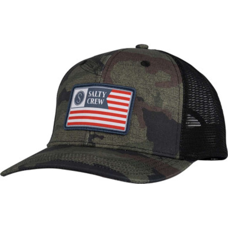 Salty Crew Patriot Retro Trucker Hat – Salty Camo