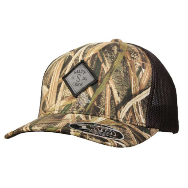 Salty Crew Tonal Tippet Retro Trucker Hat – Grass Blades