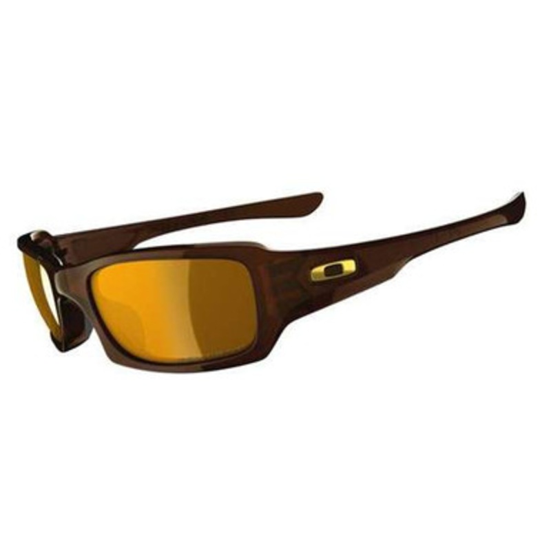 Oakley Fives Squared Sunglasses Plshd Rootbeer/Brnz Polarized OO9238-08