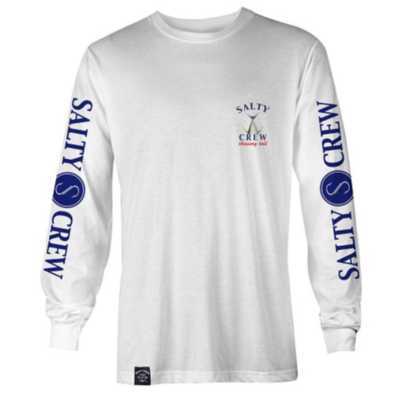 Salty Crew Chasing Tail Long Sleeve T-Shirt – White 3XL
