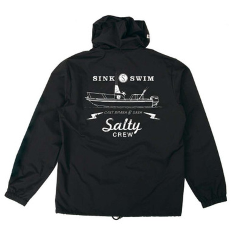 Salty Crew Dash Snap Hooded Jacket – X-Large