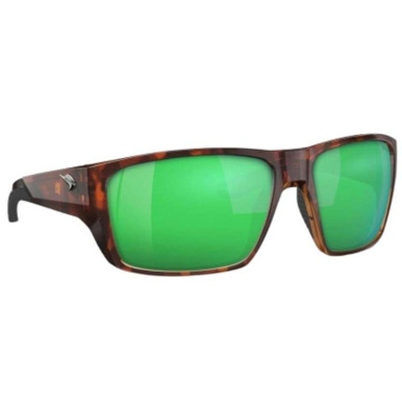 Fin-Nor Bouncer Sunglasses – Matte Sienna Tort Frame/Green Mirror Poly Lens
