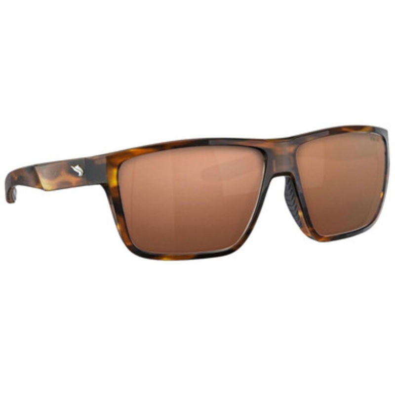 Fin-Nor Popper Sunglasses – Matte Tea Tortoise Frame/Copper Poly Lens