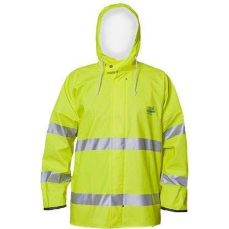Grundens Petrus HD 44 Hooded Jacket Hi-Vis – Size X-Large