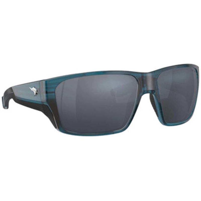 Fin-Nor Cleat Sunglasses – Matte Blue Wave Frame/Grey Glass Lens