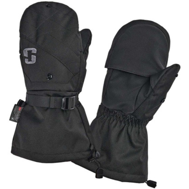 Striker Crossover Flip Mitt – Black – XL