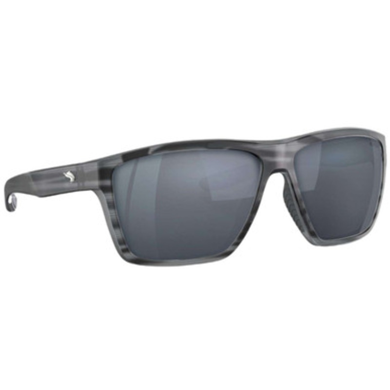 Fin-Nor Big Pine Sunglasses – Matte Smoke Stripe Frame/Grey Poly Lens