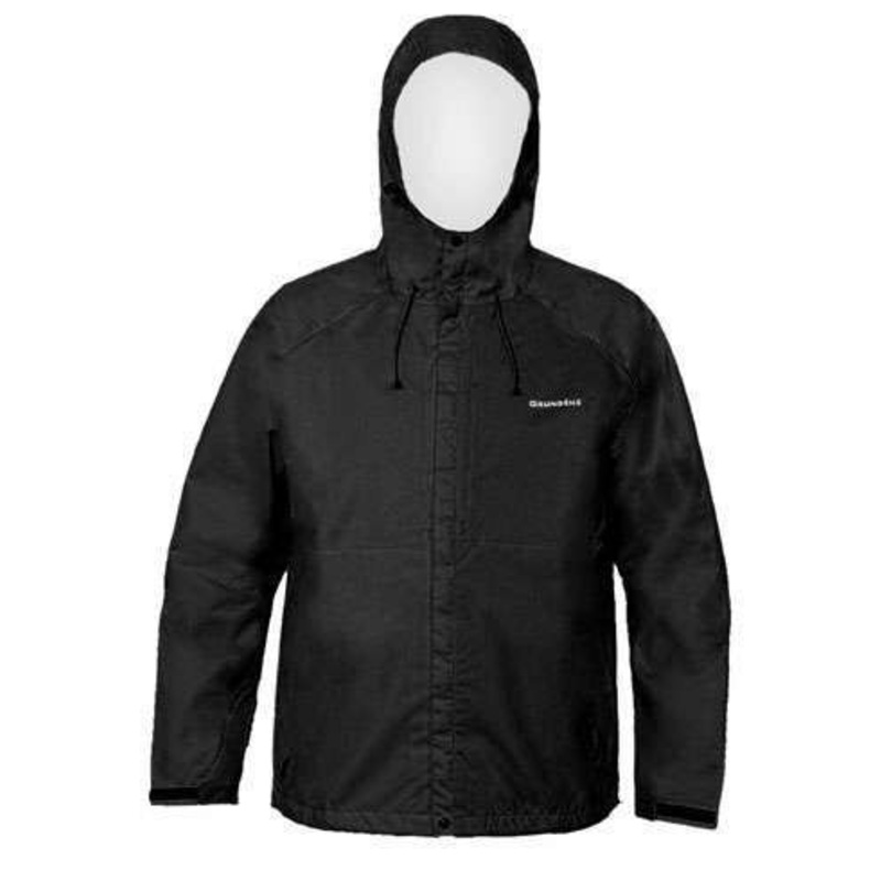 Grundens Weather Watch Hooded Jacket Black – Size X-Small