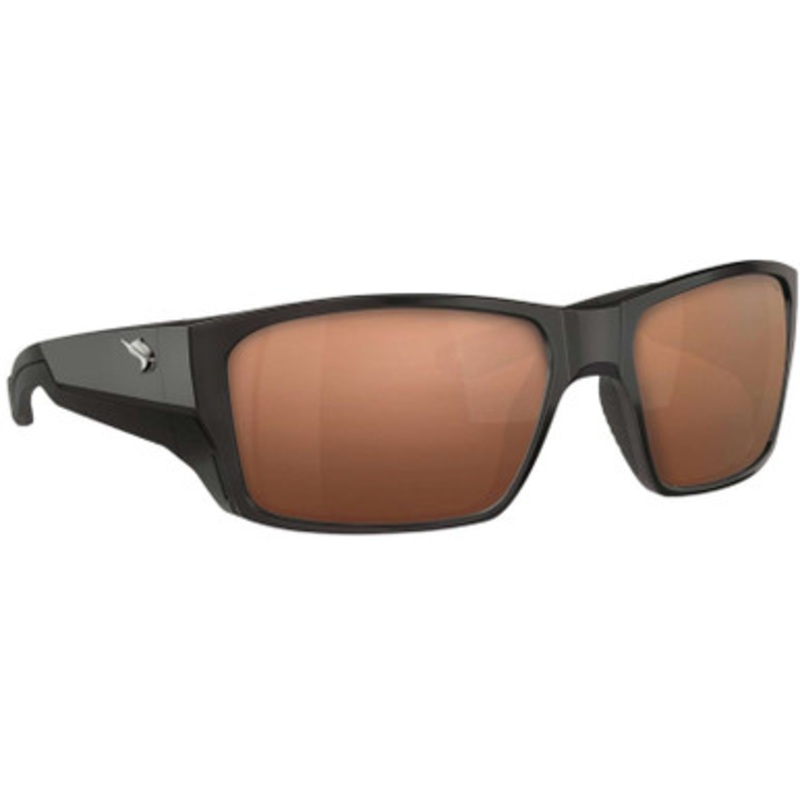 Fin-Nor Backdown Sunglasses – Matte Black Frame/Copper Poly Lens