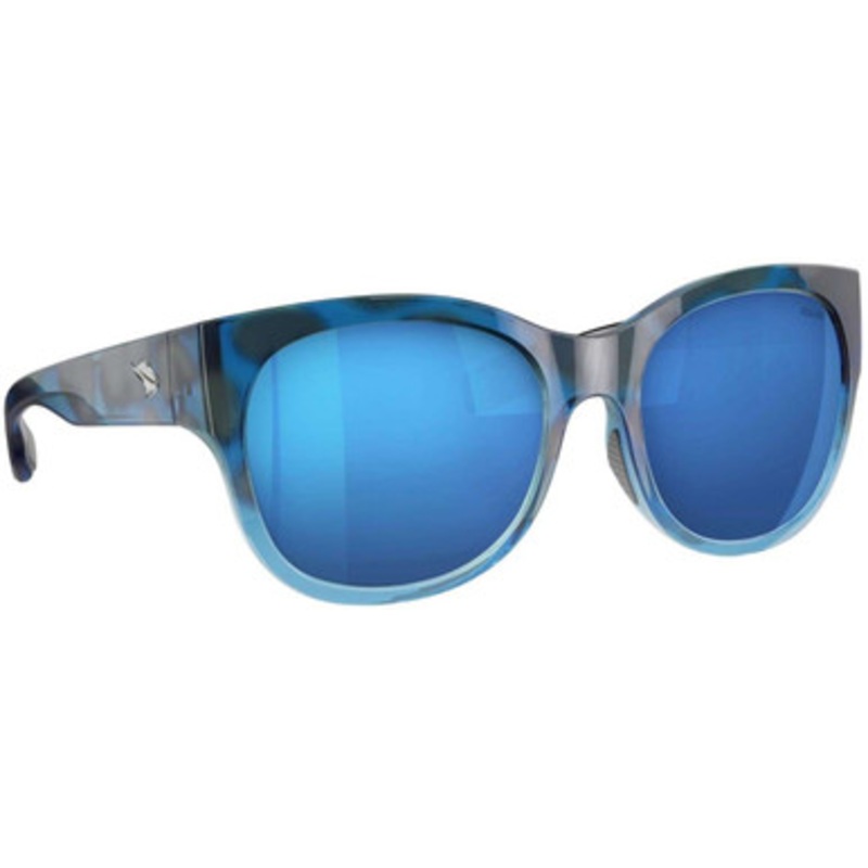 Fin-Nor Capitana Sunglasses – Blue/Grey Stormy Tort Frame/Blue Mirror Glass Lens