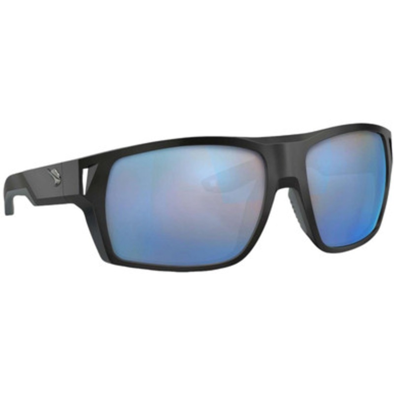 Fin-Nor Hells Bay Sunglasses – Matte Black Frame/Blue Mirror Poly (L4 Base)
