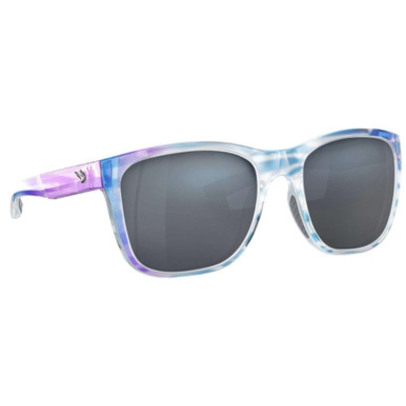 Fin-Nor Tilloo Sunglasses – Iridescent Pearl Stripe Frame/Grey Poly Lens