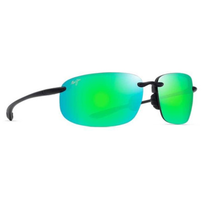 Maui Jim Ho’okipa X-Large Sunglasses – Translucent Matte Grey/Green