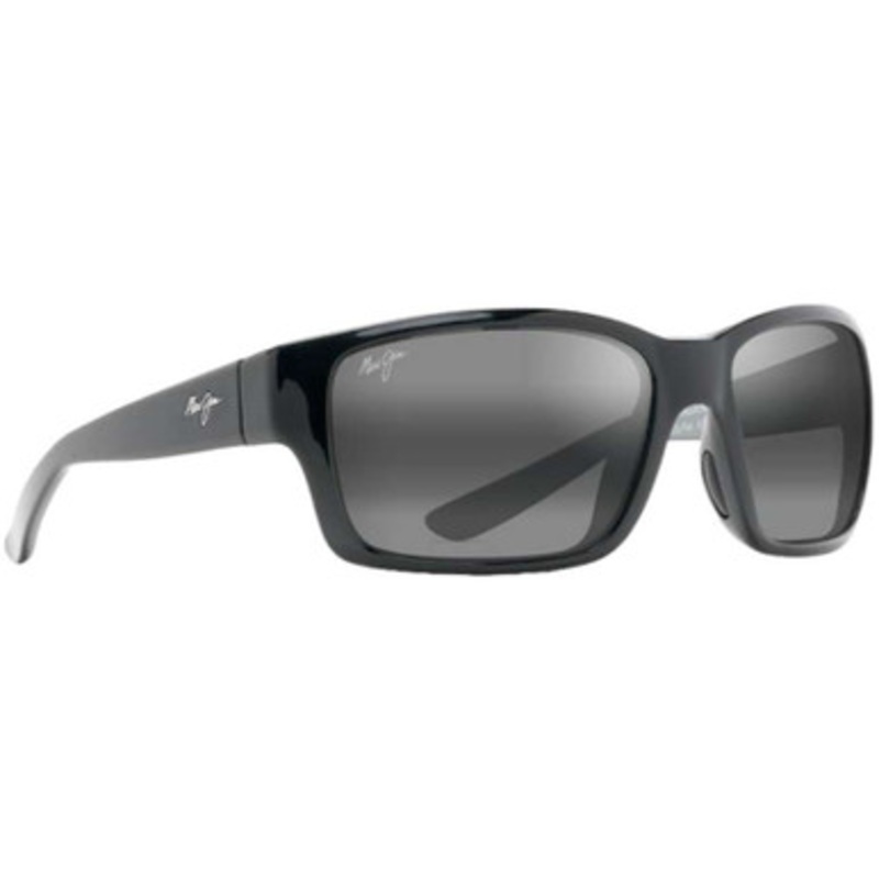 Maui Jim Mangroves Sunglasses – Black Gloss w/Grey Interior Frame/Neutral Grey Lens