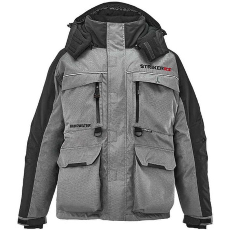 Striker 2023 Hardwater Jacket – Gray/Black – 4XLT