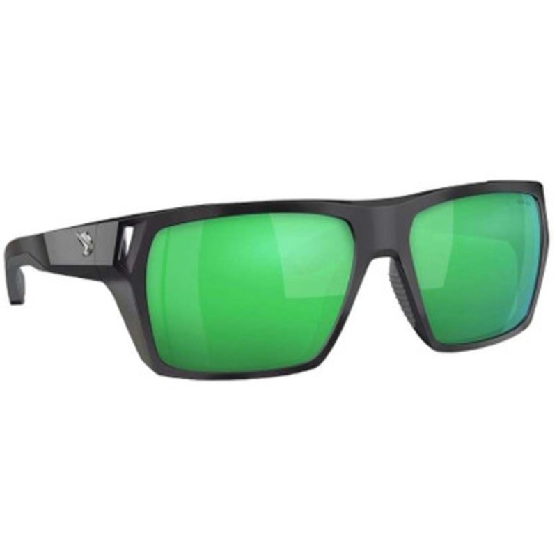 Fin-Nor Browns Bay Sunglasses – Matte Black Frame/Green Mirror Poly Lens