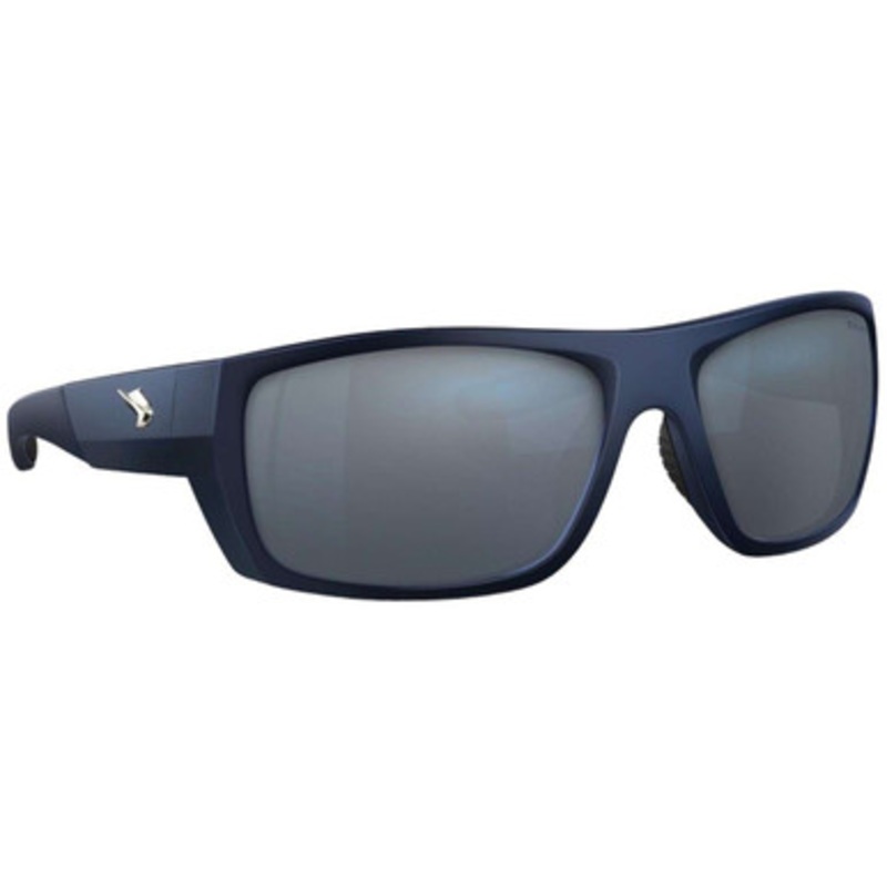 Fin-Nor Pinder Sunglasses – Matte Dark Blue Frame/Grey Poly Lens